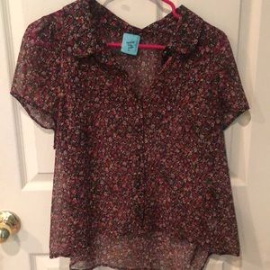 Womens floral blouse